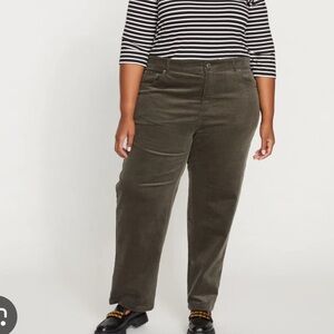 Universal Standard Cassidy green corduroy pants 14